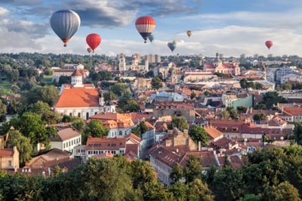 Illustration for the “Capital city” section of the Lithuania guide