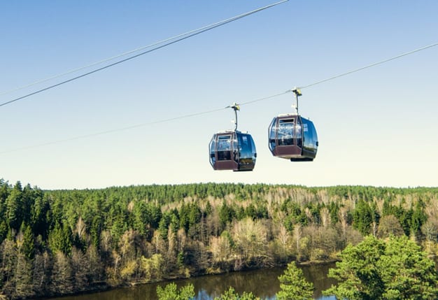 Illustration for the “Interesting places to visit in Lithuania” section of the Lithuania guide