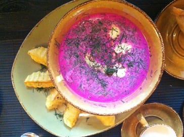 Illustration for the “Most popular dishes” section of the Lithuania guide